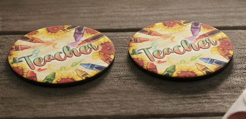 Car coasters- teachers