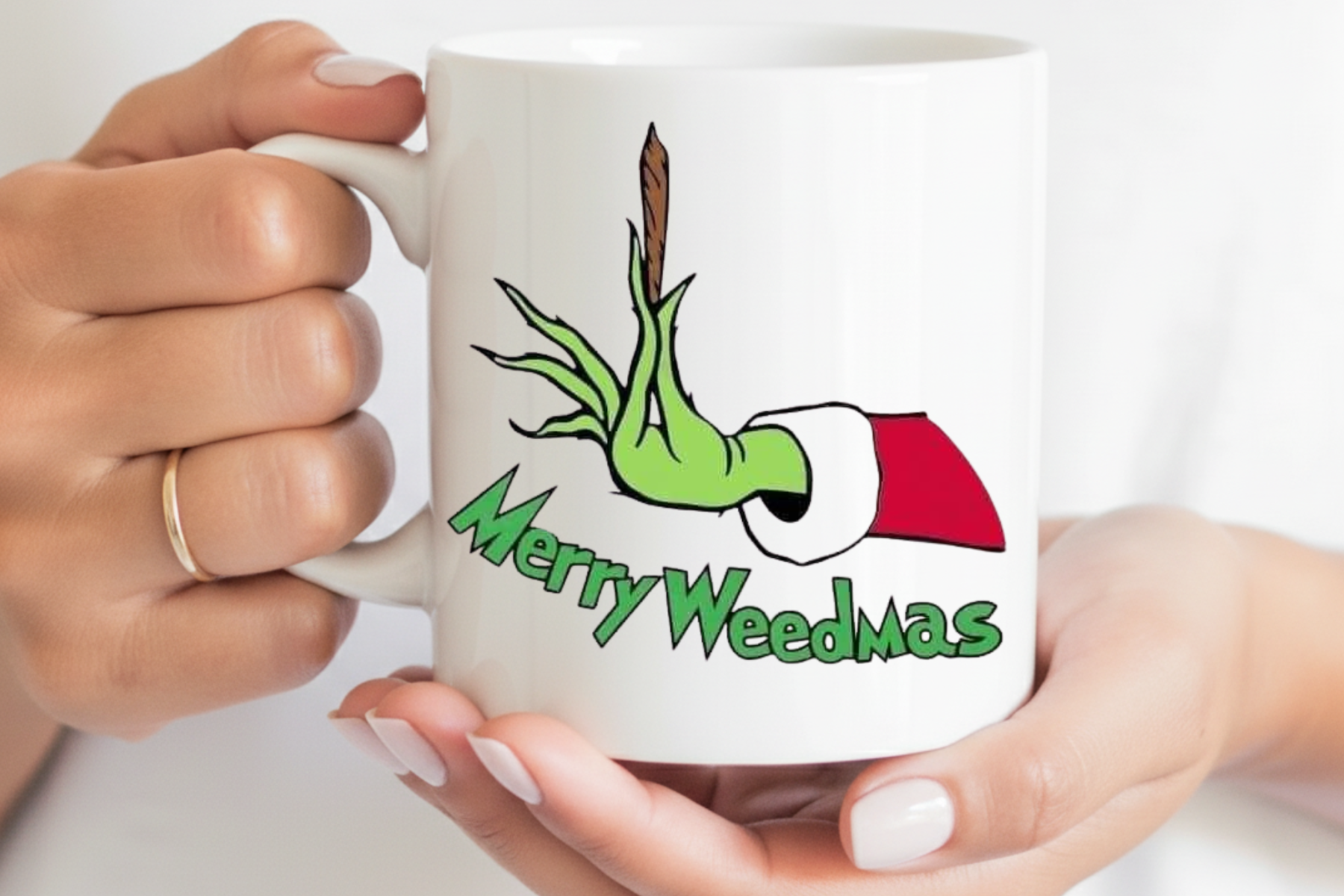 Ceramic mug - Merry weedmas mug